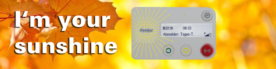 "I'm your sunshine" Imagebild Hausnotrufstation